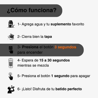 Shaker Eléctrico Portátil